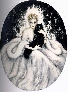 Louis Lcart Black Cat oil painting artist